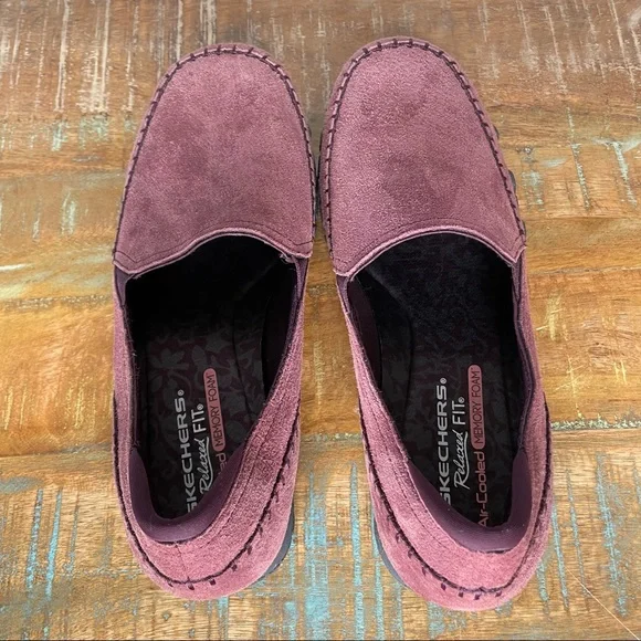 SKECHERS Women’s Mauve Relaxed Fit Air Cooled Memory Foam size 9.5 - Picture 8 of 9